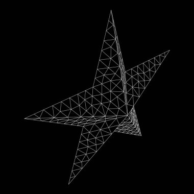 Beş köşeli yıldız tel kafes