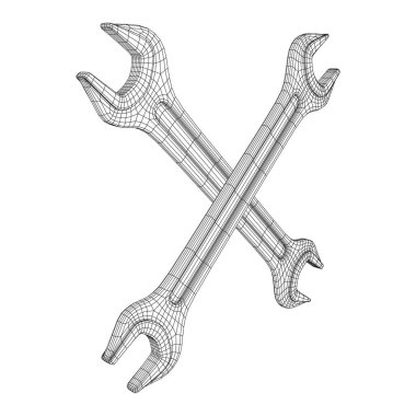 İngiliz anahtarı. Somun anahtarı onarım aracı.