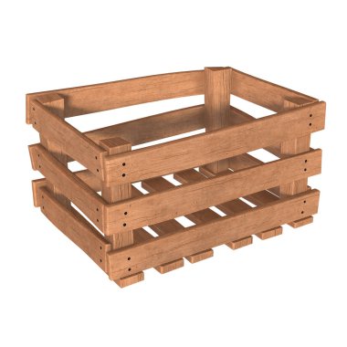 Nakliye ve depolama için ahşap kutu