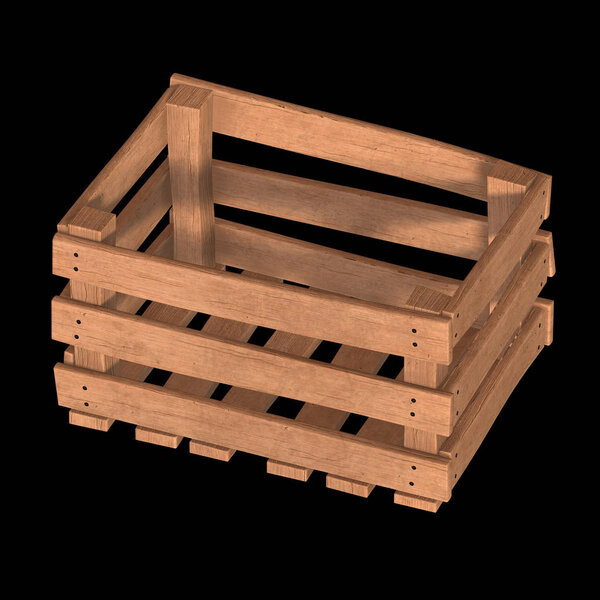 Деревянный ящик для транспортировки и хранения
