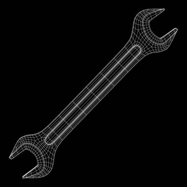 İngiliz anahtarı. Somun anahtarı onarım aracı.