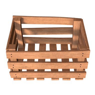 Nakliye ve depolama için ahşap kutu