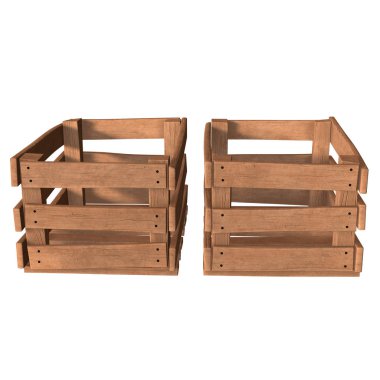 Nakliye ve depolama için ahşap kutu