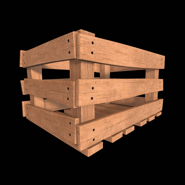 Деревянный ящик для транспортировки и хранения
