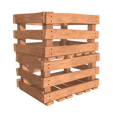 Nakliye ve depolama için ahşap kutu