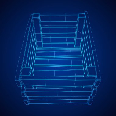 Nakliye ve depolama için ahşap kutu