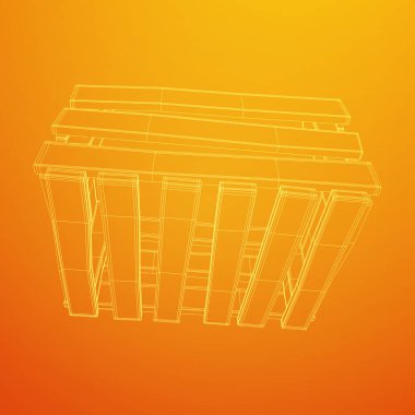 Nakliye ve depolama için ahşap kutu