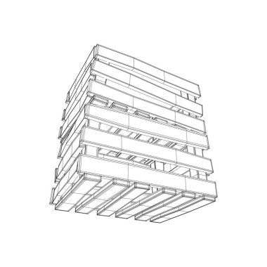 Nakliye ve depolama için ahşap kutu