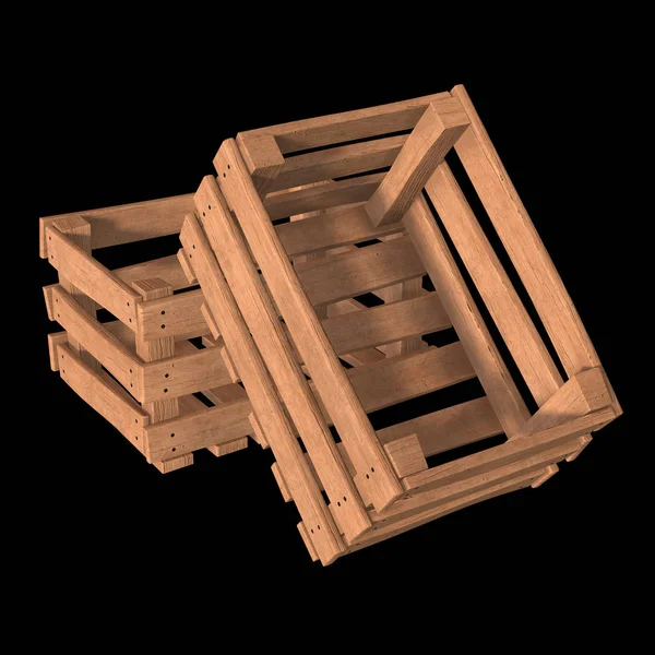 Nakliye ve depolama için ahşap kutu