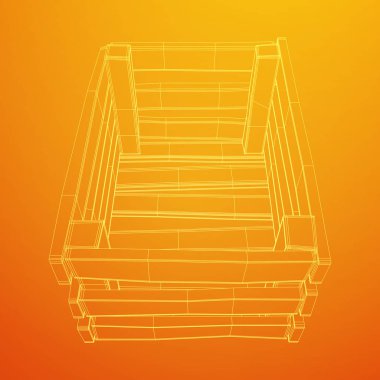 Nakliye ve depolama için ahşap kutu