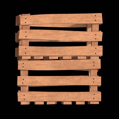 Nakliye ve depolama için ahşap kutu