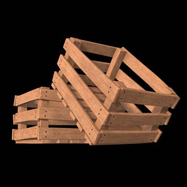 Nakliye ve depolama için ahşap kutu