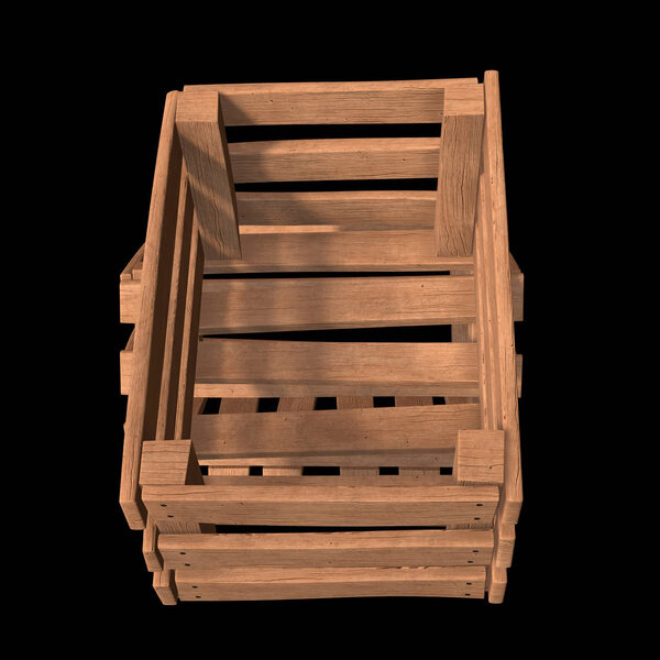Деревянный ящик для транспортировки и хранения
