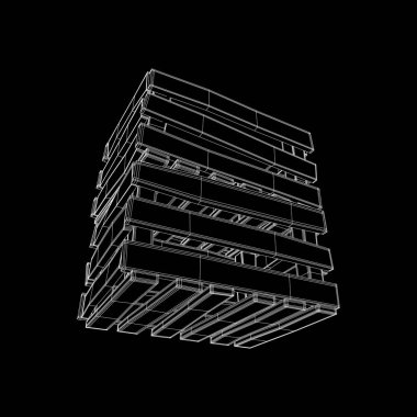 Nakliye ve depolama için ahşap kutu