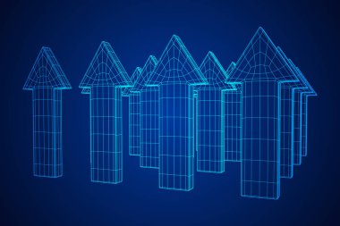 Tel kafes ok düşük poli