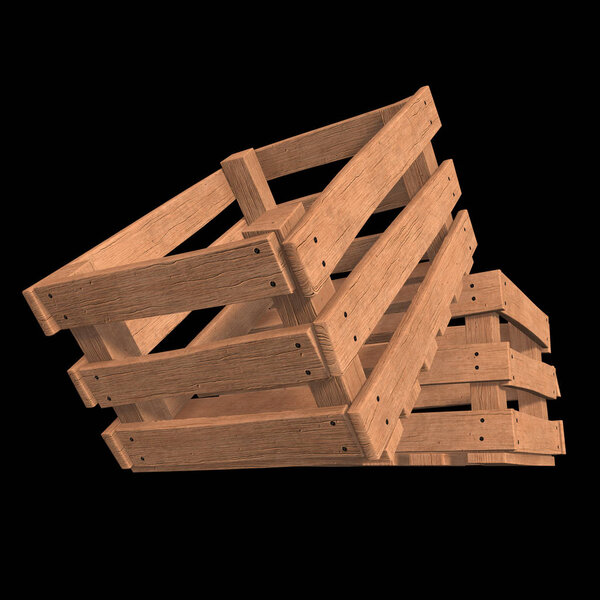 Деревянный ящик для транспортировки и хранения
