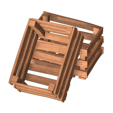 Nakliye ve depolama için ahşap kutu