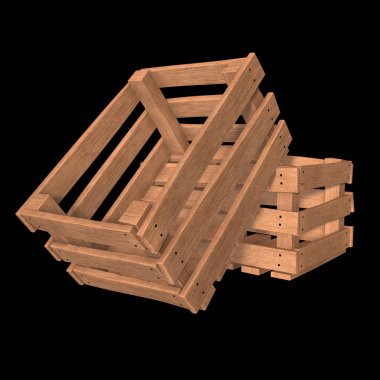 Nakliye ve depolama için ahşap kutu