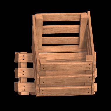 Nakliye ve depolama için ahşap kutu