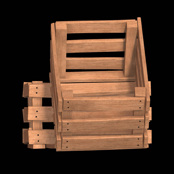 Деревянный ящик для транспортировки и хранения
