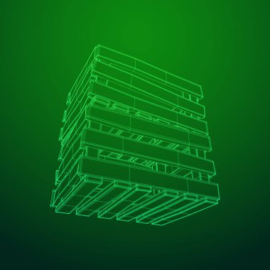 Nakliye ve depolama için ahşap kutu