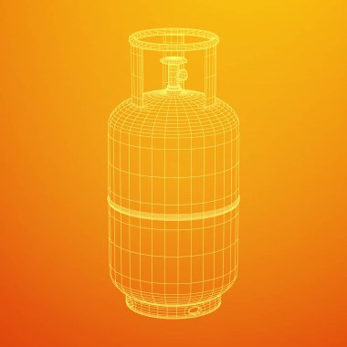 Yanıcı gaz tankı tel kafes