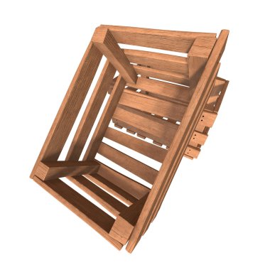 Nakliye ve depolama için ahşap kutu