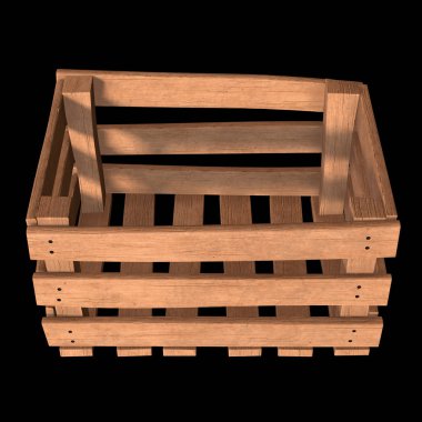 Nakliye ve depolama için ahşap kutu