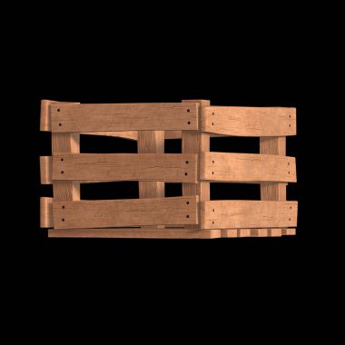 Nakliye ve depolama için ahşap kutu