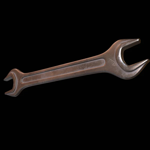 Γαλλικό κλειδί. Εργαλείο επιδιόρθωσης κλειδί. — Φωτογραφία Αρχείου