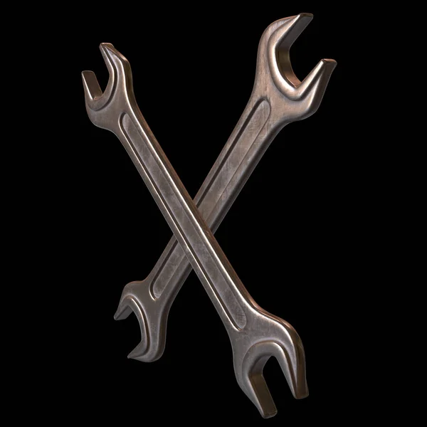 Uma chave inglesa. ferramenta de reparo Spanner . — Fotografia de Stock