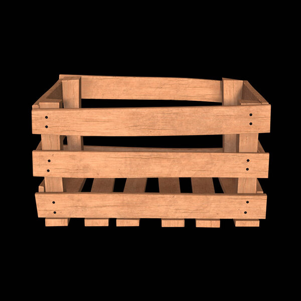 Деревянный ящик для транспортировки и хранения
