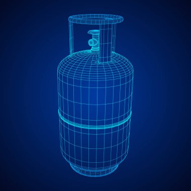 Yanıcı gaz tankı tel kafes