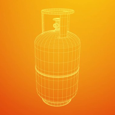 Yanıcı gaz tankı tel kafes