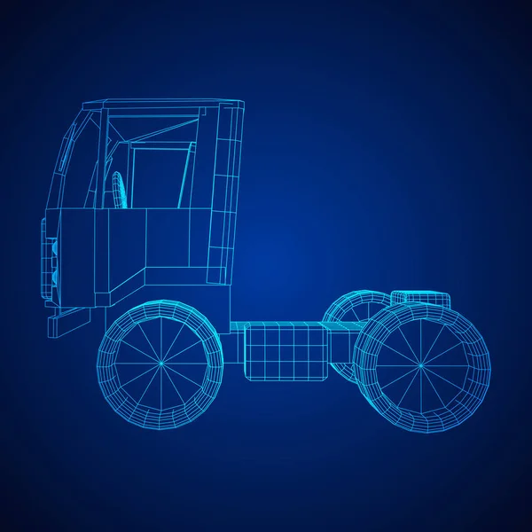 Camion ou camion. Vecteur . — Image vectorielle