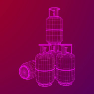 Yanıcı gaz tankı tel kafes