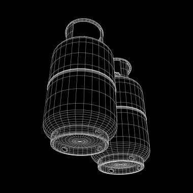 Yanıcı gaz tankı tel kafes