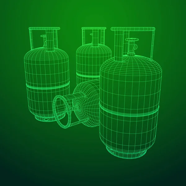 Yanıcı gaz tankı tel kafes