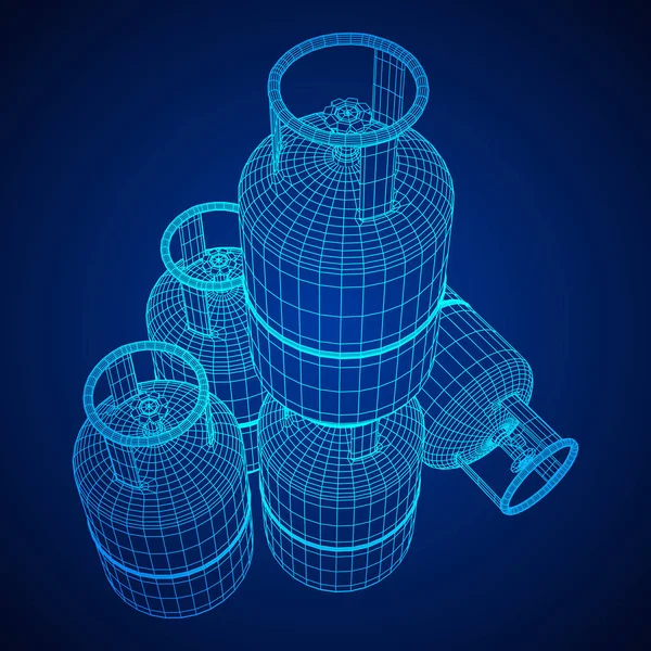 Газовый рефлектор — стоковый вектор