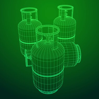 Yanıcı gaz tankı tel kafes