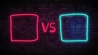 Neon tarzı karşı ekran