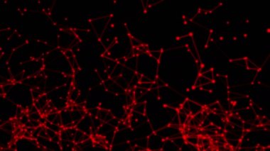 Soyut ağ arka plan hareketli.