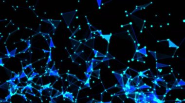 Soyut ağ arka plan hareketli.