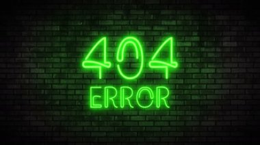 Tuğla duvar üzerine Neon çerçeve ışık