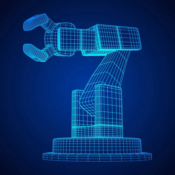 Vettore braccio robotico — Vettoriale Stock