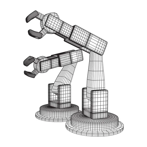 Робототехнічні АРМ вектор — стоковий вектор