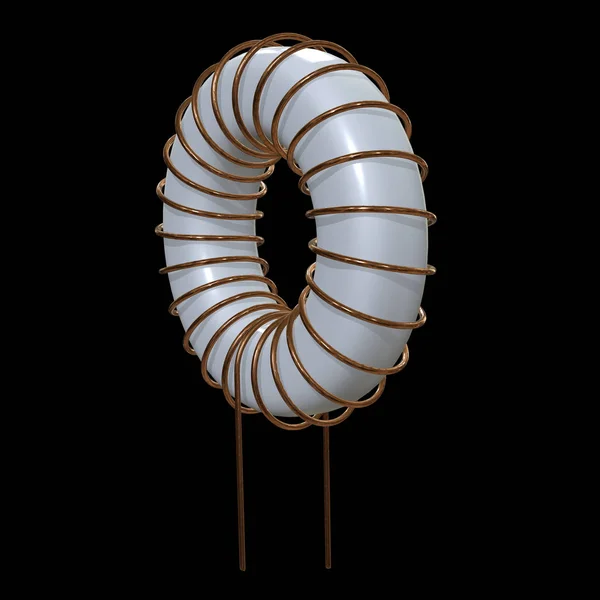 Ringkern spoel inductor — Stockfoto