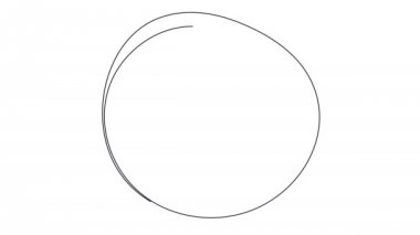 El çizimi karalama çemberi