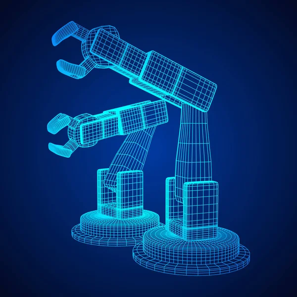ロボット アームのベクトル — ストックベクタ