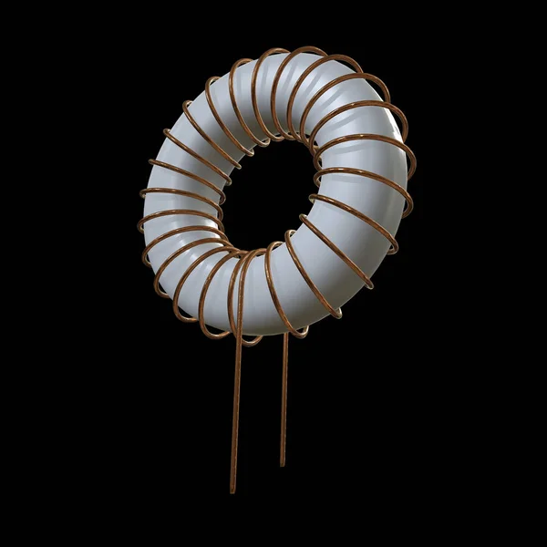 Ringkern spoel inductor — Stockfoto